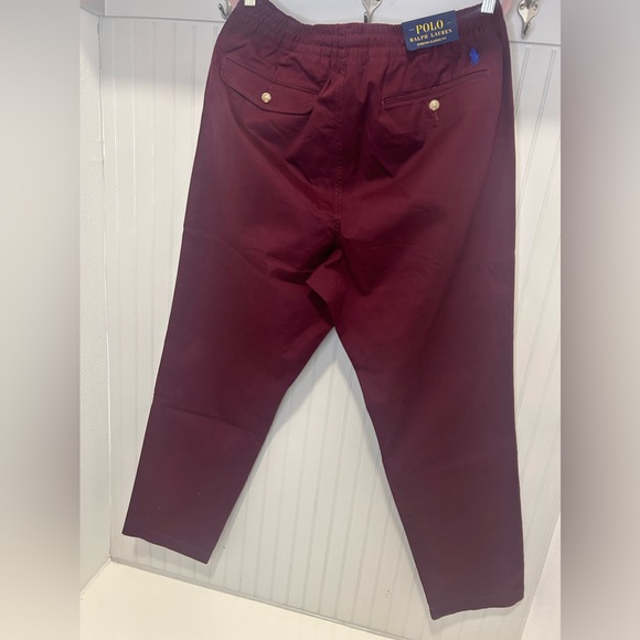 Polo by Ralph Lauren Men's Burgundy Pants - Picture 1 of 5